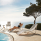 IBIZA SUN LOUNGER - WHITE