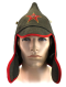 หมวกบูดโยนอฟก้า (Будёновка) (หมวกทหารโซเวีียต พร้อมเข็มกลัด)