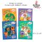 TRI KOTA หนังสือฝึกอ่านสะกดคำภาษารัสเซียสำหรับเด็กวัย 3-7 ปี ชุดละ 4 เล่ม  / Три кота. Читаю по слогам/4 книги для первого чтения