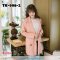  [*พร้อมส่ง S,M] [TK-998-2] Tokyo Fashion 100% เสื้อโค้ทกันหนาวสีชมพูพาสเทล ผ้าวูลหนา โค้ททรงสุดฮิต สไตล์เรียบง่ายแต่ดูดีค่ะ
