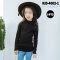  [PreOrder] [KID-4002-1] เสื้อไหมพรมคอสูงเด็กสีดำ ผ้าหนาและนิ่มมากใส่สบาย