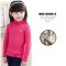 [พร้อมส่ง 90,100,110,120] [Kid-6004-4] เสื้อลองจอนไหมพรมเด็กสีชมพูคอเต่า ด้านในซับขนวูลกันหนาว แขนยาวผ้านุ่มมาก