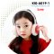 [พร้อมส่ง] [Kid-A019-1] ที่ปิดหูกันหนาวเด็กสีแดง ซับขนสีขาวน่ารักๆ ปิดห๔เด็กันหนาวได้ดีค่ะ