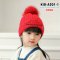 [PreOrder] [Kid-A201-1] หมวกไหมพรมเด็กสีแดง ลาย My Star มีจุกที่หัว ใส่กันหนาวผ้าหนาอย่างดี (สำหรับเด็ก 4 ขวบ-10 ชวบ)