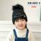 [PreOrder] [Kid-A201-2] หมวกไหมพรมเด็กสีดำ ลาย My Star มีจุกที่หัว ใส่กันหนาวผ้าหนาอย่างดี