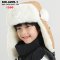 [พร้อมส่ง] [KID-A205-1] หมวกเอสกิโมเด็กสีน้ำตาล  ด้านในซับขนเฟอร์กันหนาว พร้อมผ้าปิดปาก  (เหมาะสำหรับเด็ก 6-13 ปี)