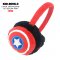 [พร้อมส่ง] [Kid-E008-3] ที่ปิดหูกันหนาวเด็กสีแดงลาย Captain America ปิดหูกันลมกันหนาวได้อย่างดี