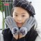 [พร้อมส่ง S,M] [KID-G525-4] ถุงมือกันหนาวเด็กสีเทา ผ้าวูล ซับขนกันหนาวด้านใน แต่งเฟอร์ปอมๆขนสวย