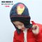 [พร้อมส่ง M] [KID-H008-1] หมวกกันหนาวเด็กสีเทาลาย Iron Man ด้านในซับขนกันหนาว 