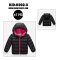 [พร้อมส่ง120,130] [KID-K002-3] เสื้อโค้ทขนเป็ดเด็กสีดำ-ชมพู มีหมวกฮู้ด เป็นโค้ทสั้นซับขนใส่กันหนาว กันฝน ลุยหิมะได้ค่ะ