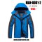 [พร้อมส่ง 4XL,5XL,6XL,7XL,8XL,9XL] [Man-B001-2] Down Jackets BigSize เสื้อโค้ทขนเป็ดกันหนาวสีน้ำเงินชายไซด์ใหญ่ ลายแถบตัดสีกัน ด้านในซับขนกันหนาว มีหมวกฮู้ด ซิปด้านหน้า กันน้ำ ใส่กันหนาวติดลบได้อย่างดี