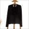     [[*พร้อมส่ง S,M]] [เสื้อ] [Qi-112] Qian Qian++เสื้อ++เสื้อสีดำซีฟองแขนยาวคอผูกลายลูกไม้ 