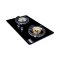2-type tempered glass built-in-hob, infrared and brass
