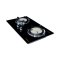2 infrared burners tempered glass built-in-hob