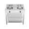Freestanding gas cooker with shelf’s