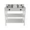 Freestanding gas cooker with shelf’s