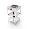 Freestanding gas cooker with shelf’s