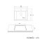Top mount PVD coating sink 1 bowl (Black)