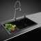 Top mount PVD coating sink 1 bowl (Black)