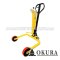 E-OK-DT350 รถเข็นยกถังน้ำมัน 200 ลิตร รับน้ำหนักได้ 350 กก. (ระบบไฮโดรลิค) "OKURA"