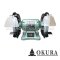 OK-10BGS มอเตอร์หินไฟ (สีเขียว) 250 มม. (1100W/380V) OKURA