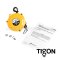 TW-3 รอกแขวนแบบสปริง ยกได้ 1.0-3.0 กก. ระยะยก 1.3 ม. "TIGON" มาตรฐานสากลจากประเทศเกาหลี