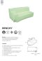 CA1000E9#MG ถังเก็บน้ำ Benchy 1000ลิตร สีชาเขียว (Matcha Green)