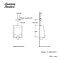 A-5900-01N ฟลัชวาล์วโถปัสสาวะชาย ใช้น้ำ 3.8 L/ครั้ง (ใช้คู่กับ TF-6502)