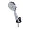 A-6011-HS ชุดฝักบัวสายอ่อน 3 ฟังก์ชั่น พร้อมสายและขอแขวน รุ่น Slim