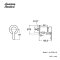 A-6526-10 ก๊อกน้ำเย็นยืนอาบแบบติดผนัง รุ่น Seva