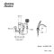 A-6800-700 ก๊อกผสมอ่างอาบน้ำแบบติดขอบอ่าง ชนิด 4 รูก๊อก พร้อมฝักบัวสายอ่อน รุ่น IDS