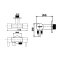 CT1708(HM) วาล์วเปิด-ปิดน้ำเข้า 1 ออก 2 (สำหรับฝักบัวสายอ่อนและล้างพื้น)