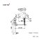 CT2171A ก๊อกผสมอ่างล้างหน้าแบบก้านโยก รุ่น ARONA V II_ยกเลิก