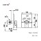 CT2193A วาล์วผสมเปิด-ปิดน้ำแบบก้านโยก ชนิดฝังผนัง รุ่น SONATA