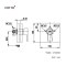 CT2204A วาล์วผสมเปิด-ปิดน้ำแบบก้านโยกชนิดฝังผนัง รุ่น CUBIC