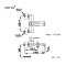 CT2206A ก๊อกผสมลงอ่างอาบน้ำแบบก้านโยก รุ่น CUBIC