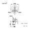 CT2267A วาล์วเปิด-ปิดน้ำแบบก้านโยกชนิดฝังผนังพร้อมวาล์วเปลี่ยนทิศทางน้ำ รุ่น LINIO