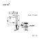 CT2302AY ก๊อกผสมอ่างล้างหน้าทรงสูงแบบก้านโยก พร้อมสะดือแบบกดและสายน้ำดี รุ่น X-Posh