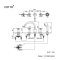 CT248C16S41 ก๊อกผสมติดอ่างอาบน้ำพร้อมฝักบัวสายอ่อน 3 ฟังก์ชั่น รุ่น CROSS