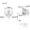 CT3005AEV วาล์วผสมเปิด-ปิดน้ำแบบก้านโยกชนิดฝังผนังพร้อมวาล์วเปลี่ยนทิศทางน้ำ รุ่น NEXT I