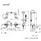 CT325C32ST#BN ก๊อกผสมอ่างอาบน้ำชนิดฝังผนังพร้อมฝักบัวสายอ่อน 1 ฟังก์ชั่น รุ่น GLACIER_ยกเลิก