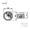 CT519A ชุดฐานสำหรับวาล์วฝังผนัง รุ่น COTTO PROs