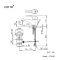 CT561D ก๊อกผสมอ่างล้างหน้า แบบก้านโยกพร้อมสะดืออ่างล้างหน้าแบบป๊อปอัพและสายน้ำดี รุ่น ARONA