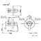 CT599A วาล์วผสมเปิด-ปิดน้ำแบบก้านโยกชนิดฝังผนัง รุ่น ARONA