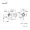 CT606C20 วาล์วเปลี่ยนทิศทางน้ำ เข้า 1 ออก 2 ชนิดฝังผนัง รุ่น CROSS