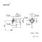 CT606 วาล์วเปลี่ยนทิศทางน้ำเข้า 1 ออก 2 ชนิดฝังผนัง รุ่น ANTHONY