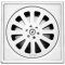 CT640Z2(HM) ตะแกรงกันกลิ่นสเตนเลสเหลี่ยมติดตั้งกับท่อพีวีซีขนาด 3 นิ้ว (หน้าแปลน 4 นิ้ว)