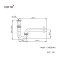 CT683(HM) ท่อน้ำทิ้งอ่างล้างหน้ารูปตัว P ยาว 24 cm