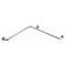 HR-320370-01R ราวทรงตัวสำหรับเข้ามุม (ขวา) ⌀32 มม. ขนาด 700x800 มม. ผิวขัด Hair-line