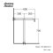HR-380170-01 ราวทรงตัว รูปตัวที ⌀38 มม. ขนาด 700x600 มม. ผิวขัด Hair-line
